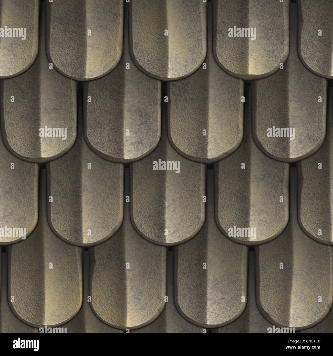 Une texture qui ressemble à de l'armure des échelles ou même toit de tuiles d'ardoises. Cette image 600x600 transparente comme motif. Banque D'Images