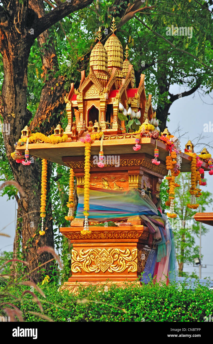 L'esprit bouddhiste en chambre jardin, Udon Thani, Udon Thani, Thaïlande Province Banque D'Images