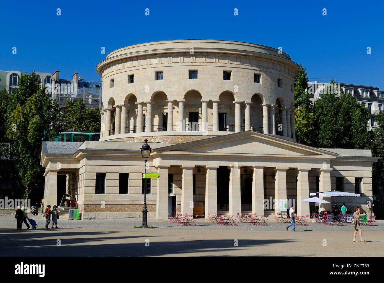 France, Paris, la Rotonde de La Villette par l'architecte Claude Nicolas Ledoux Banque D'Images