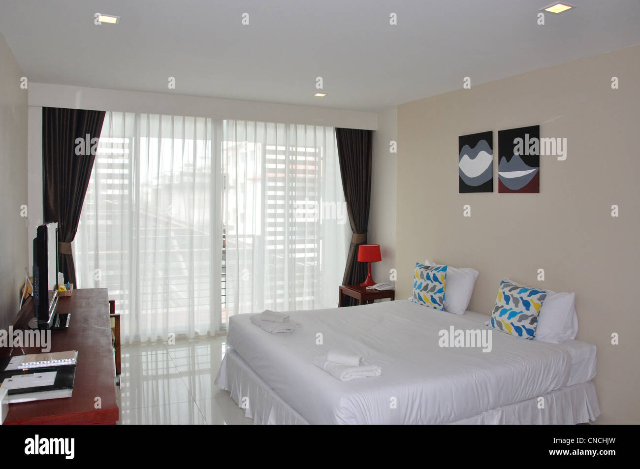 Chambre double supérieure du Paradise Hotel Udonthani, Posri Road., T. Ma Kaeng, Udon Thani, Udon Thani, Thaïlande Province Banque D'Images