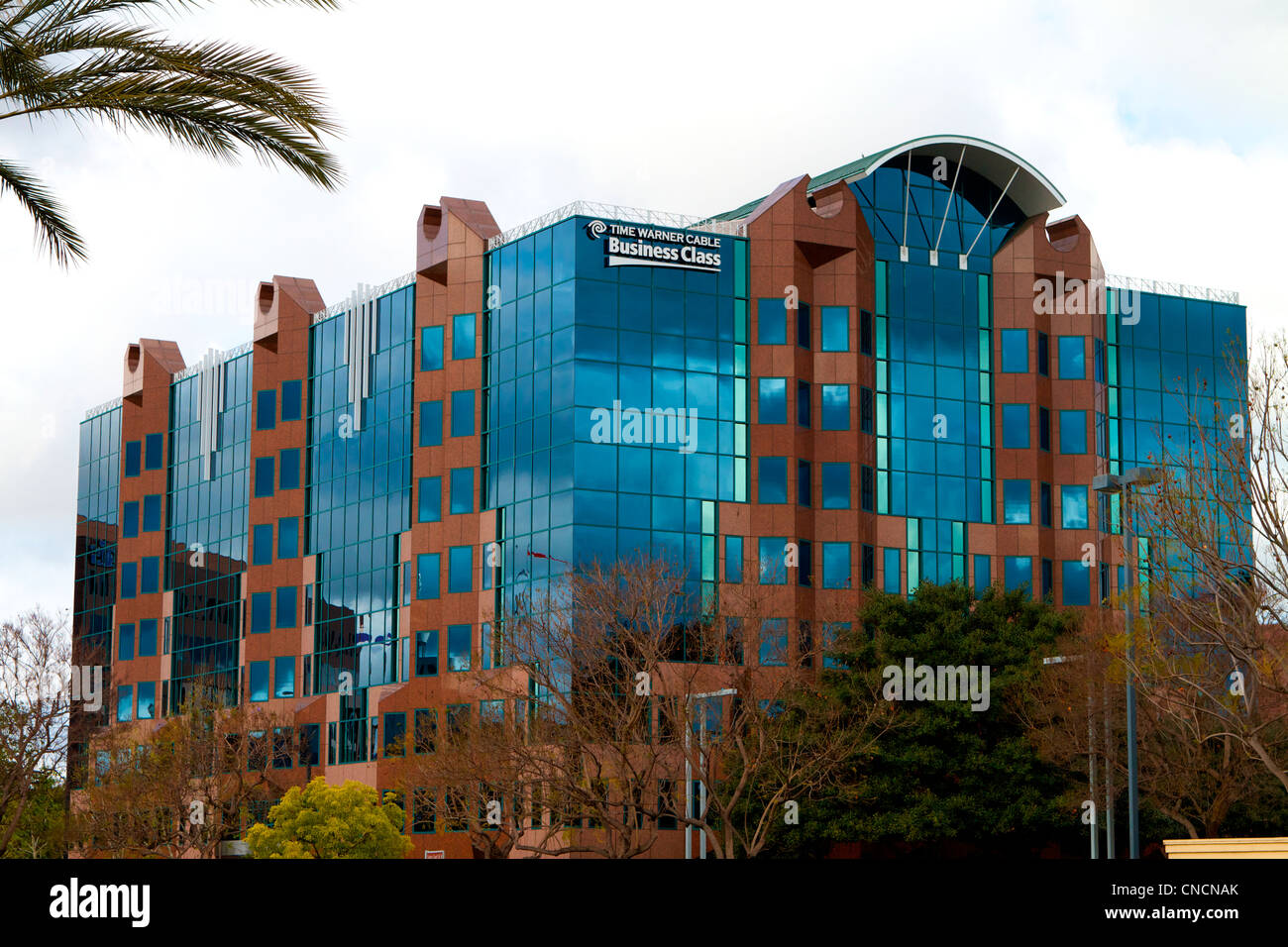 Time Warner Cable Business édifice de verre à Cerritos en Californie.Une division de Time Warner Cable Banque D'Images