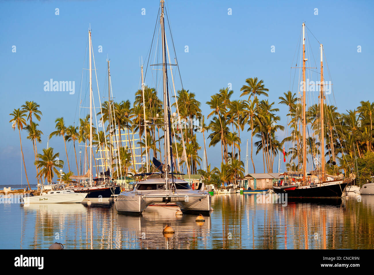 Marigot Bay, Sainte-Lucie Banque D'Images