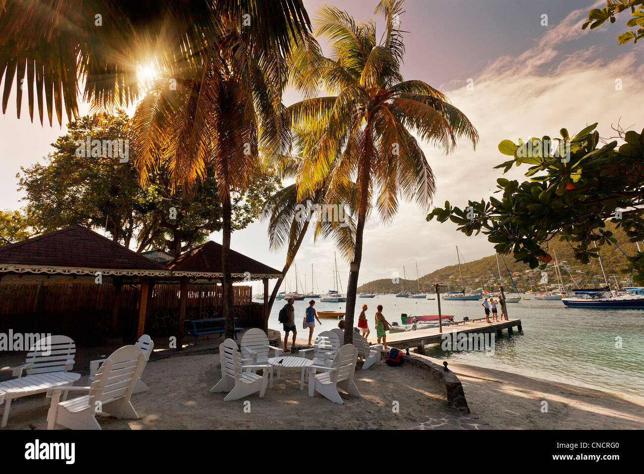 Port Elizabeth, l'île de Bequia Banque D'Images