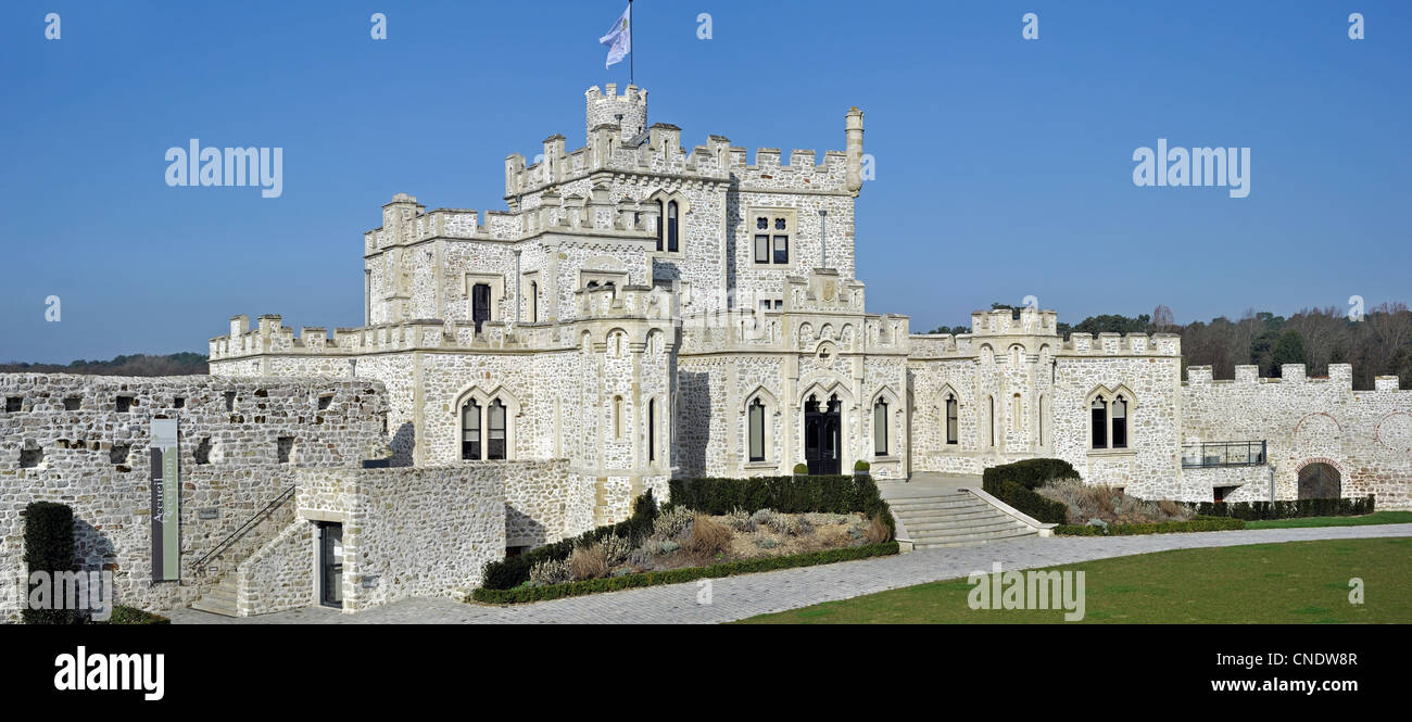 Hardelot Château / Château d'Hardelot à Condette, Côte d'Opale / Côte d'Opale, France Banque D'Images