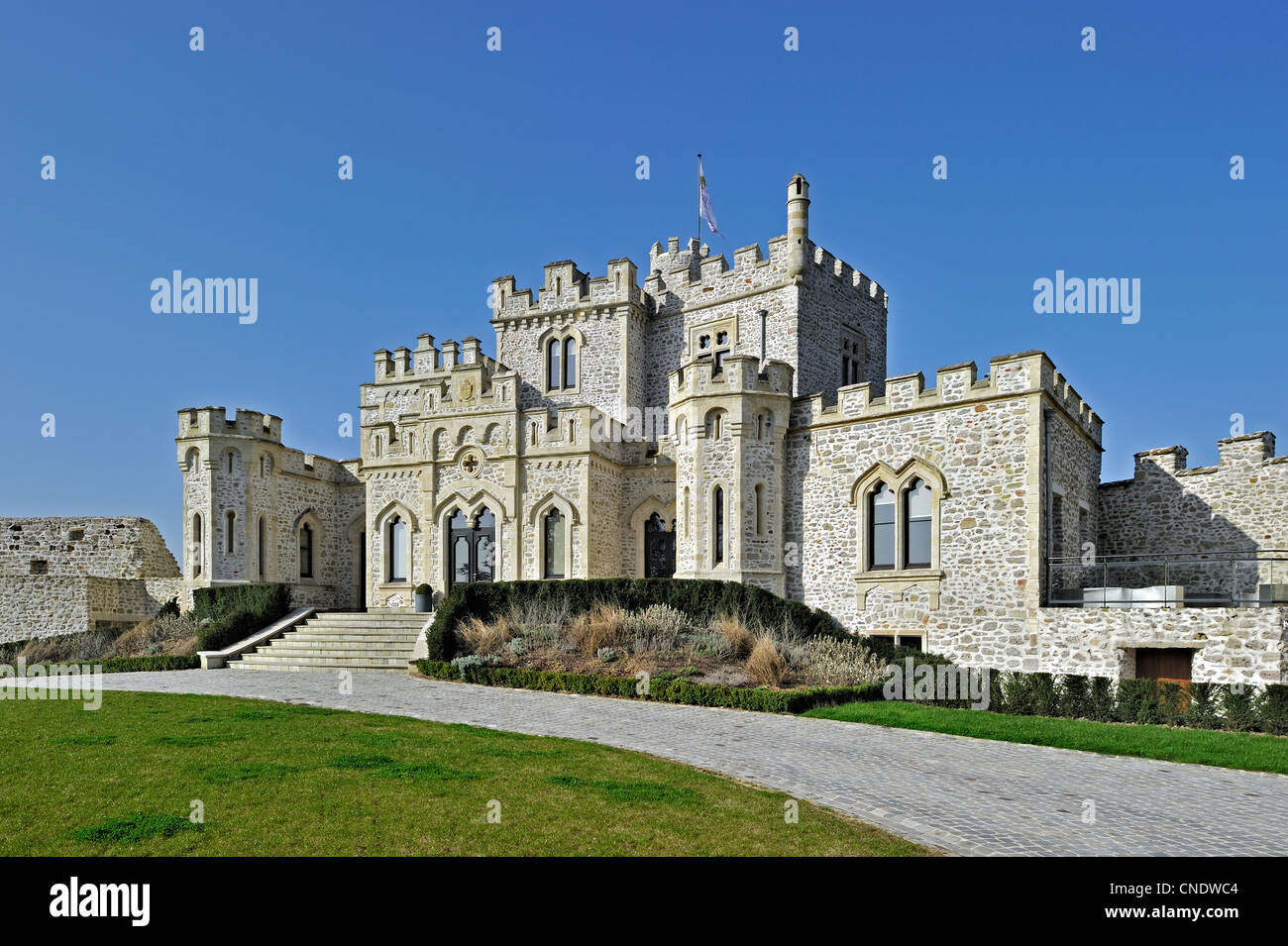 Hardelot Château / Château d'Hardelot à Condette, Côte d'Opale / Côte d'Opale, France Banque D'Images