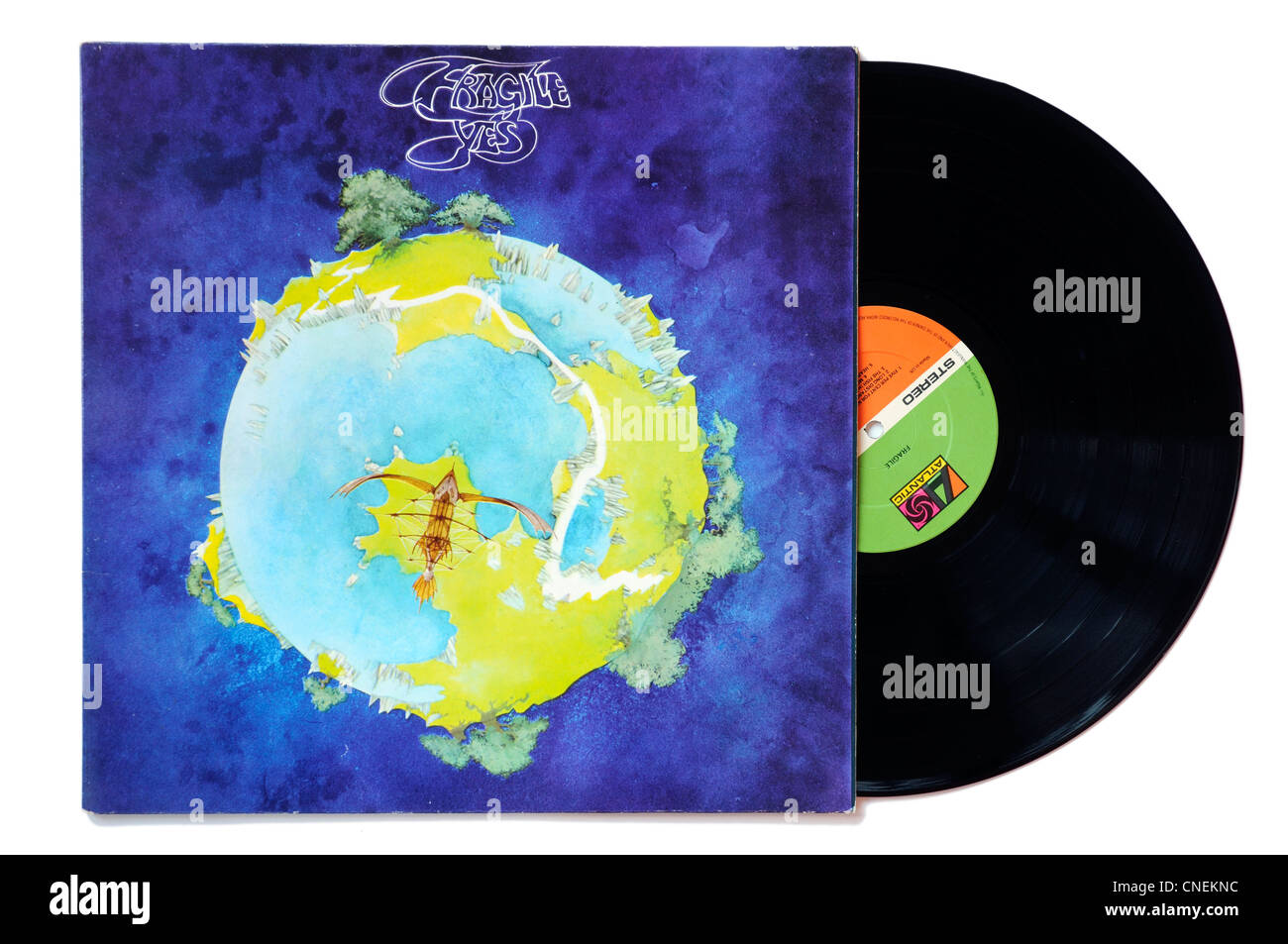 Oui album fragile Banque D'Images