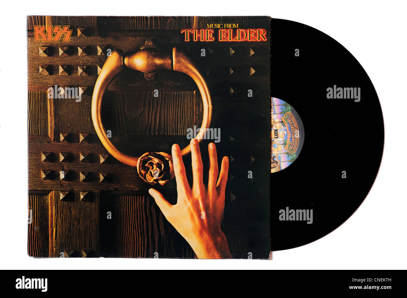 L'ancien album kiss Banque D'Images