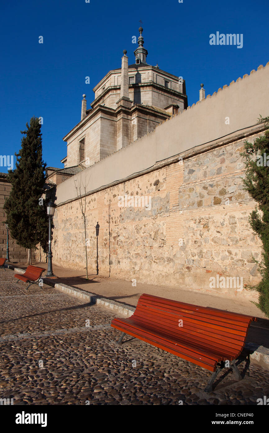 L'école de San Juan Bautista, Tolède, Castille la Manche, Espagne Banque D'Images