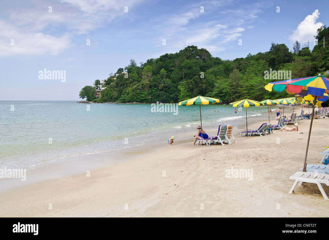 Kamala Beach, île de Phuket, Thaïlande Banque D'Images