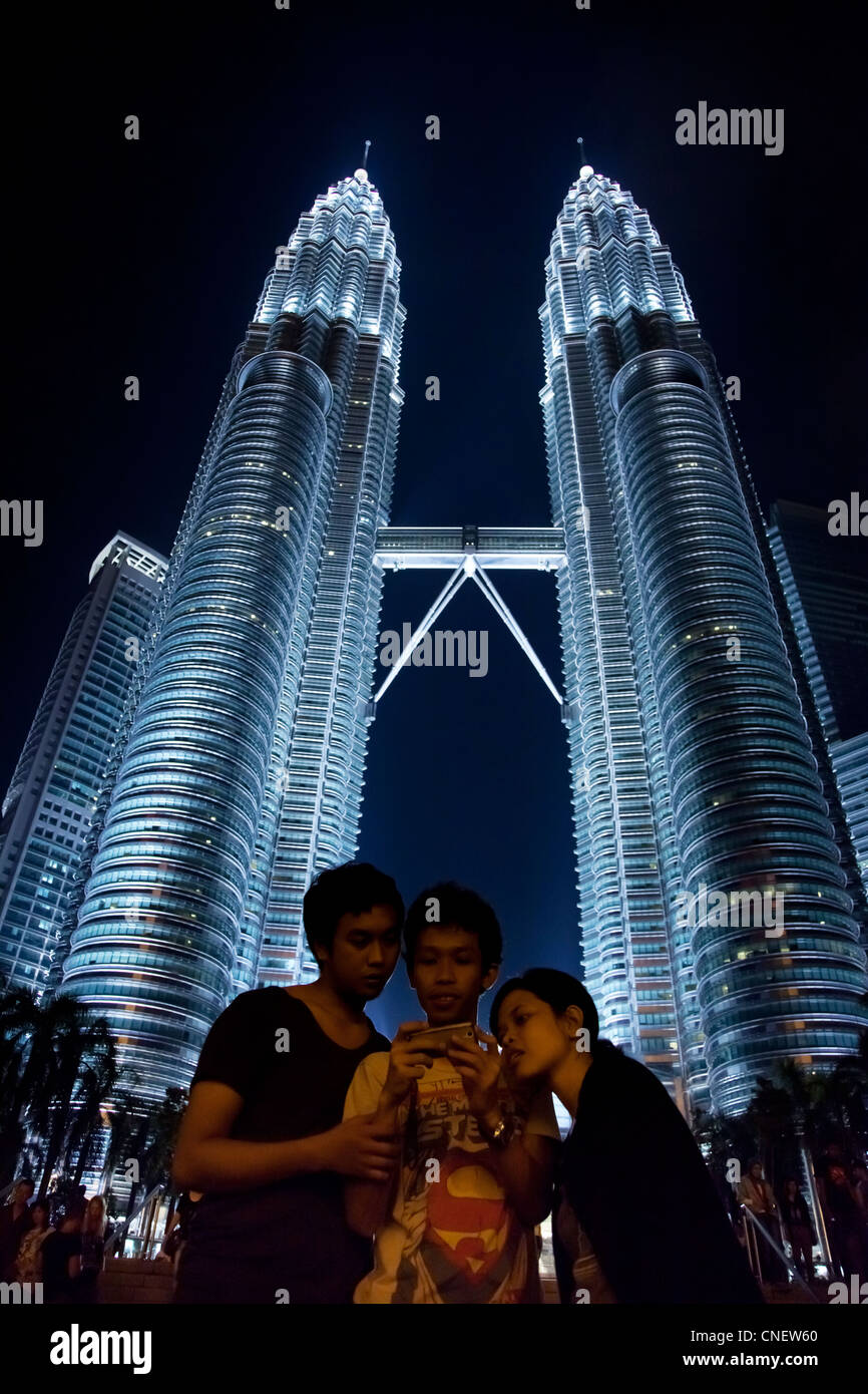 Les Tours Petronas de Kuala Lumpur Banque D'Images