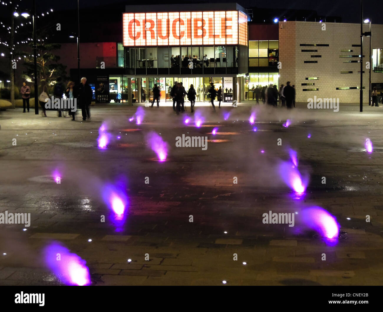 Théâtre Crucible de Sheffield Banque D'Images