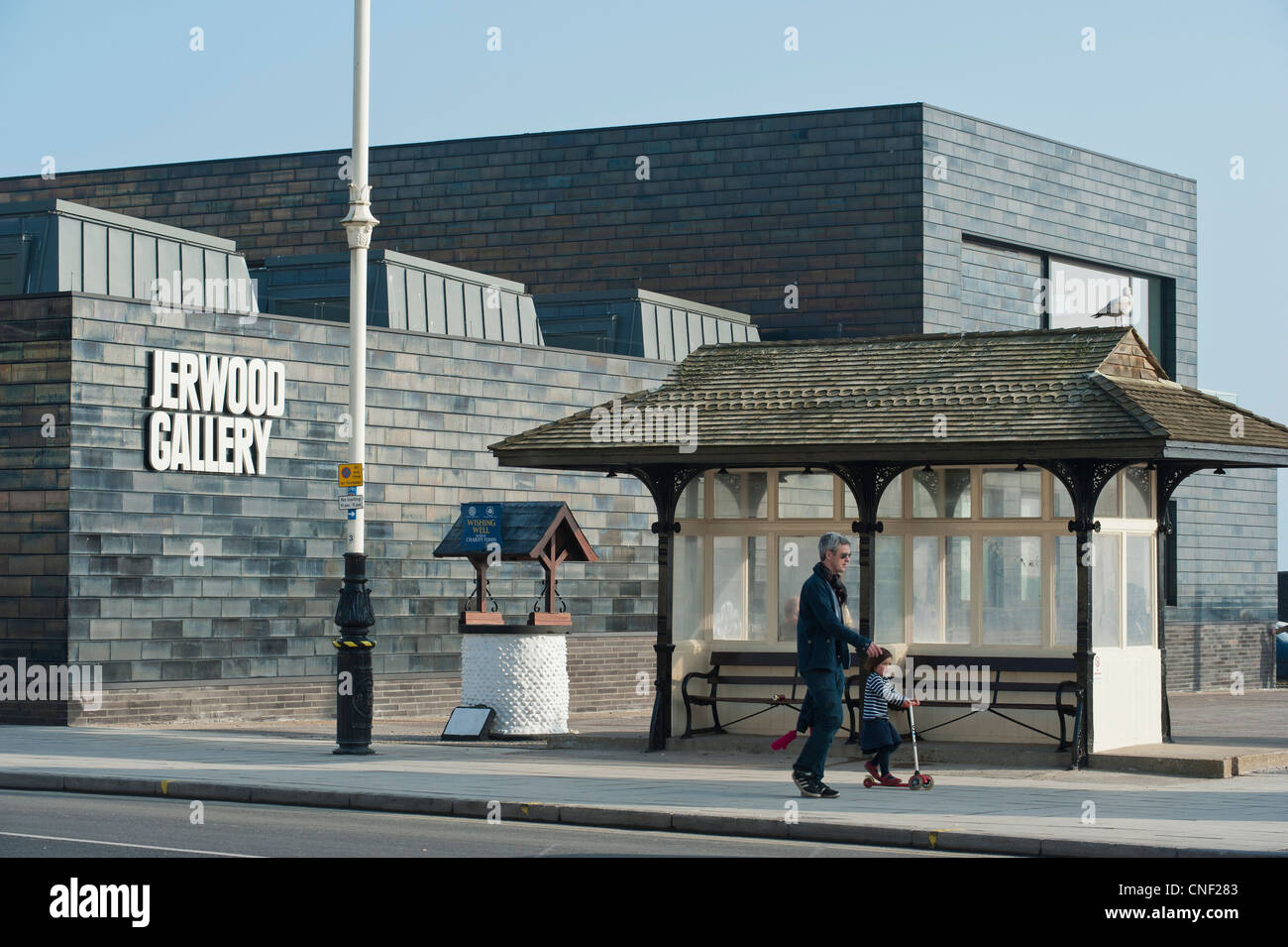 Galerie d'art indépendant contemporain Hastings, anciennement le Jerwood Gallery, vieille ville, Hastings, Royaume-Uni Banque D'Images