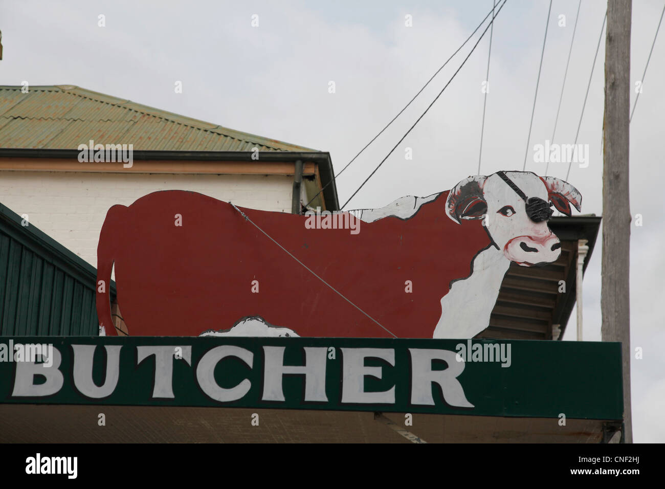 Les boucheries traditionnelles dans la ville de Brandwood en Nouvelle Galles du Sud, Australie Banque D'Images