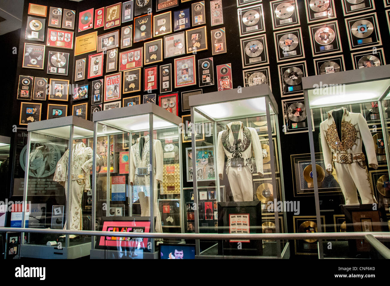 Elvis Presley's Graceland, Maison et musée Banque D'Images