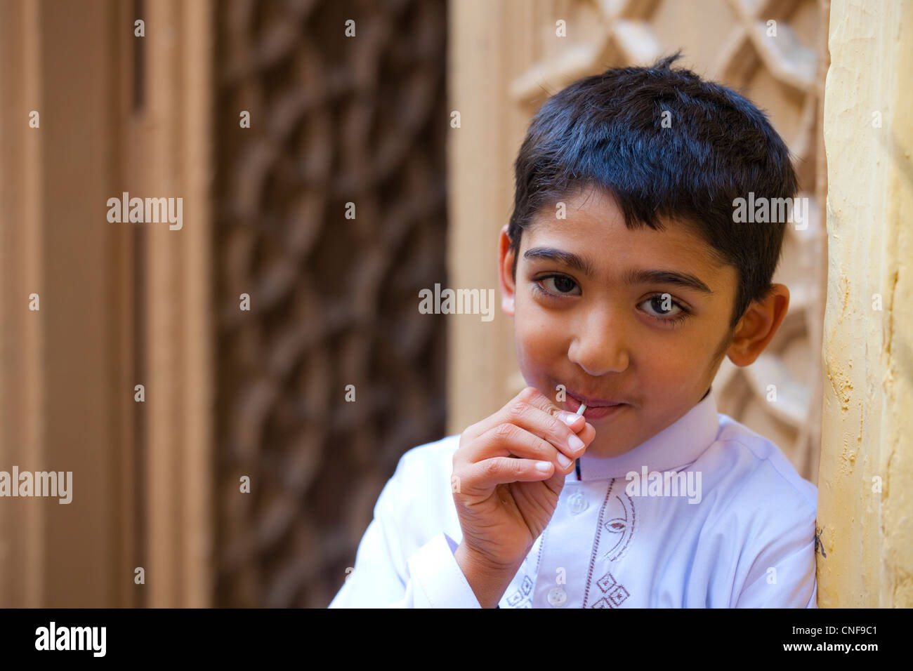 Jeune garçon à Rawalpindi, au Pakistan Banque D'Images