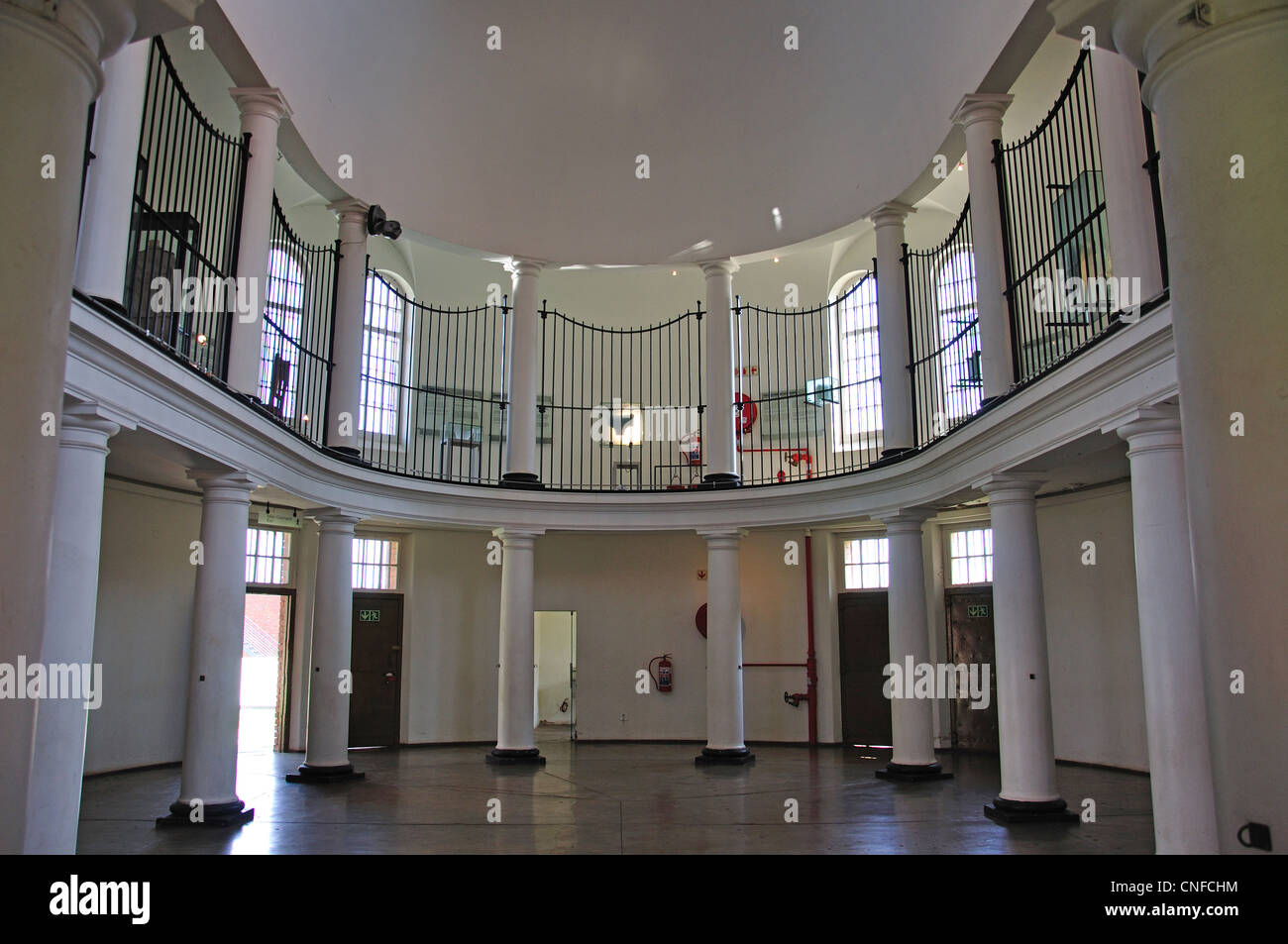 Woman's Prison à Vieux Fort complexe carcéral, Constitution Hill, Hillbrow, Johannesburg, Gauteng, Afrique du Sud Banque D'Images