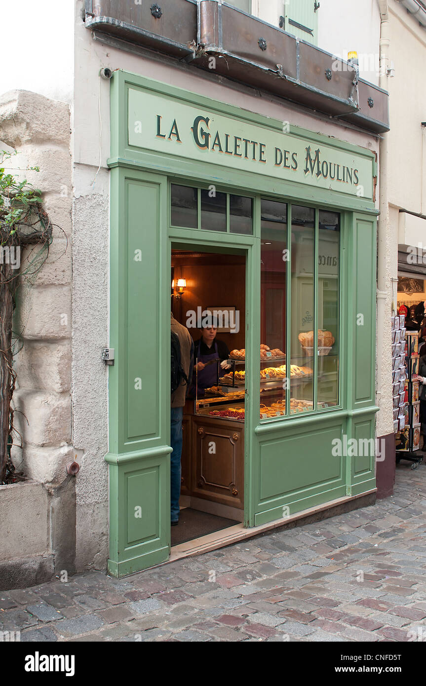 Pâtisserie à Montmartre Banque D'Images