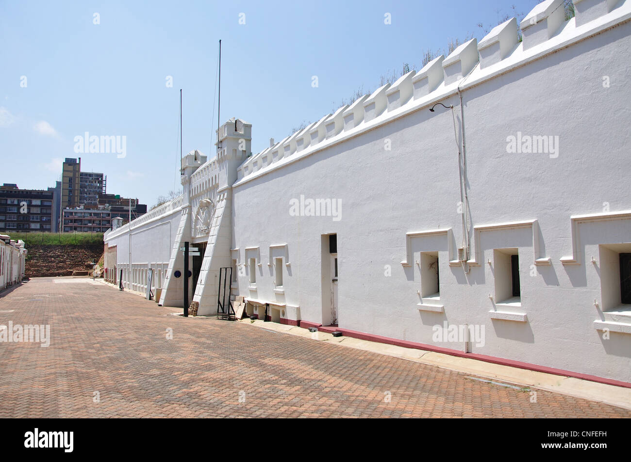 Le Vieux Fort, Constitution Hill, Hillbrow, Johannesburg, la Province de Gauteng, Afrique du Sud Banque D'Images