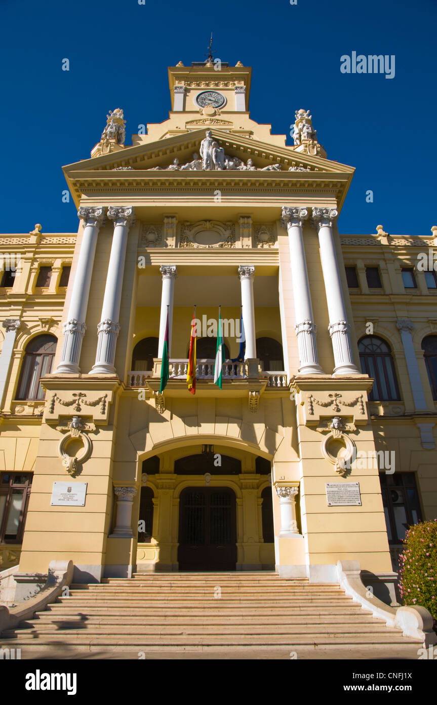 Mairie l'hôtel de ville (1919) malaga andalousie espagne Europe Banque D'Images