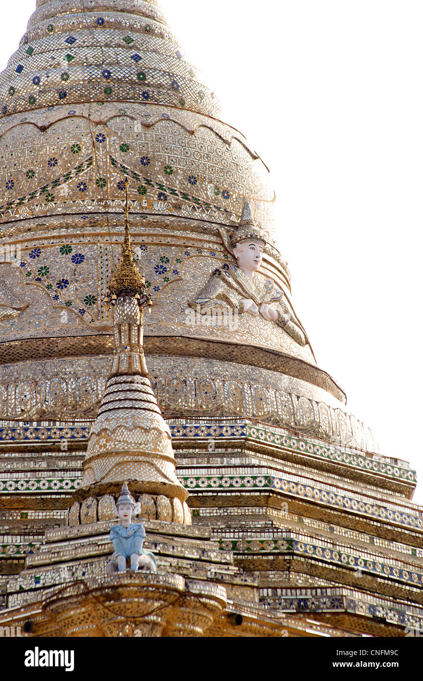Central, stupa bouddhiste Kalaw, Birmanie. Myanmar Banque D'Images