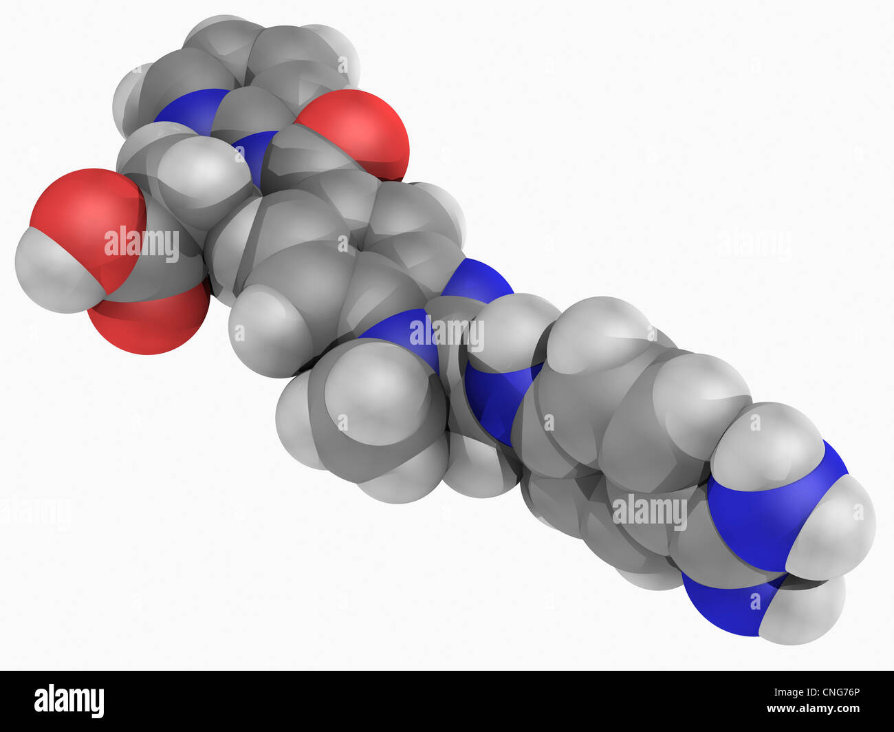 Le dabigatran molécule pharmaceutique Banque D'Images