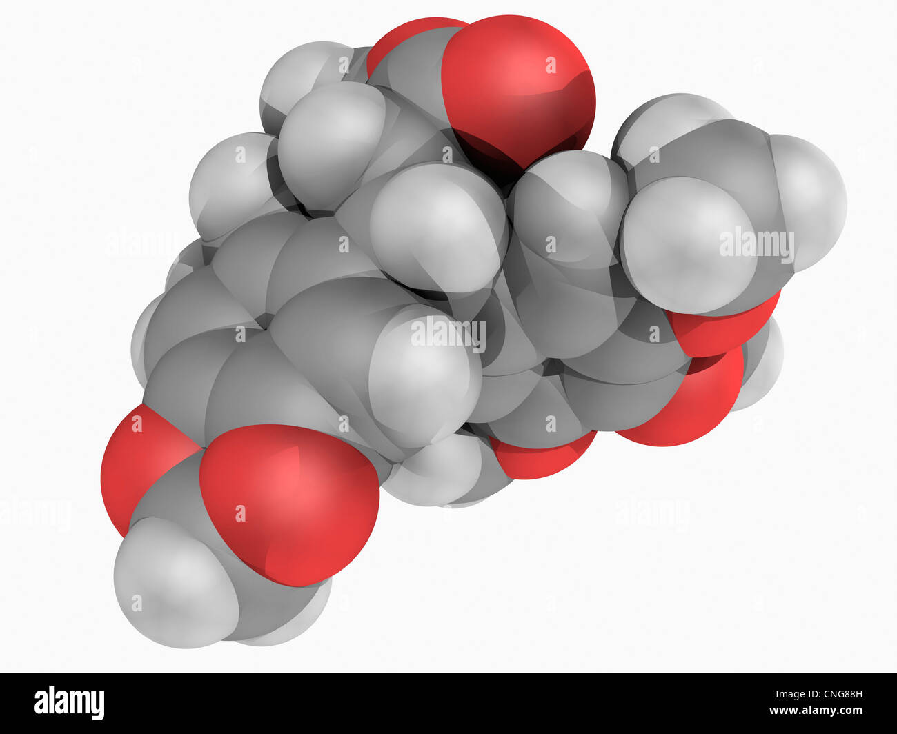 podophyllotoxine-mol-culaire-banque-de-photographies-et-d-images