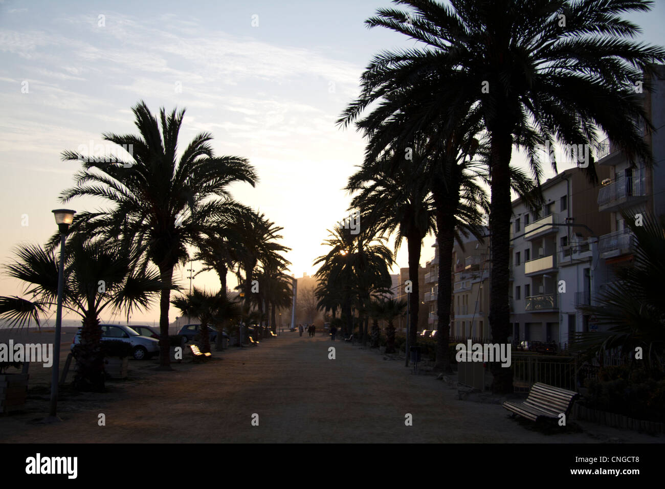 Calella Costa del Maresme en Catalogne Espagne Europe Banque D'Images