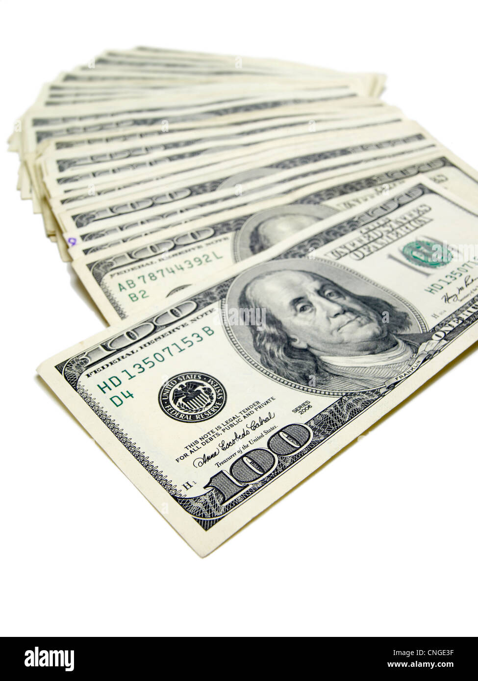 Us 100 dollar bill pile Banque de photographies et d’images à haute ...