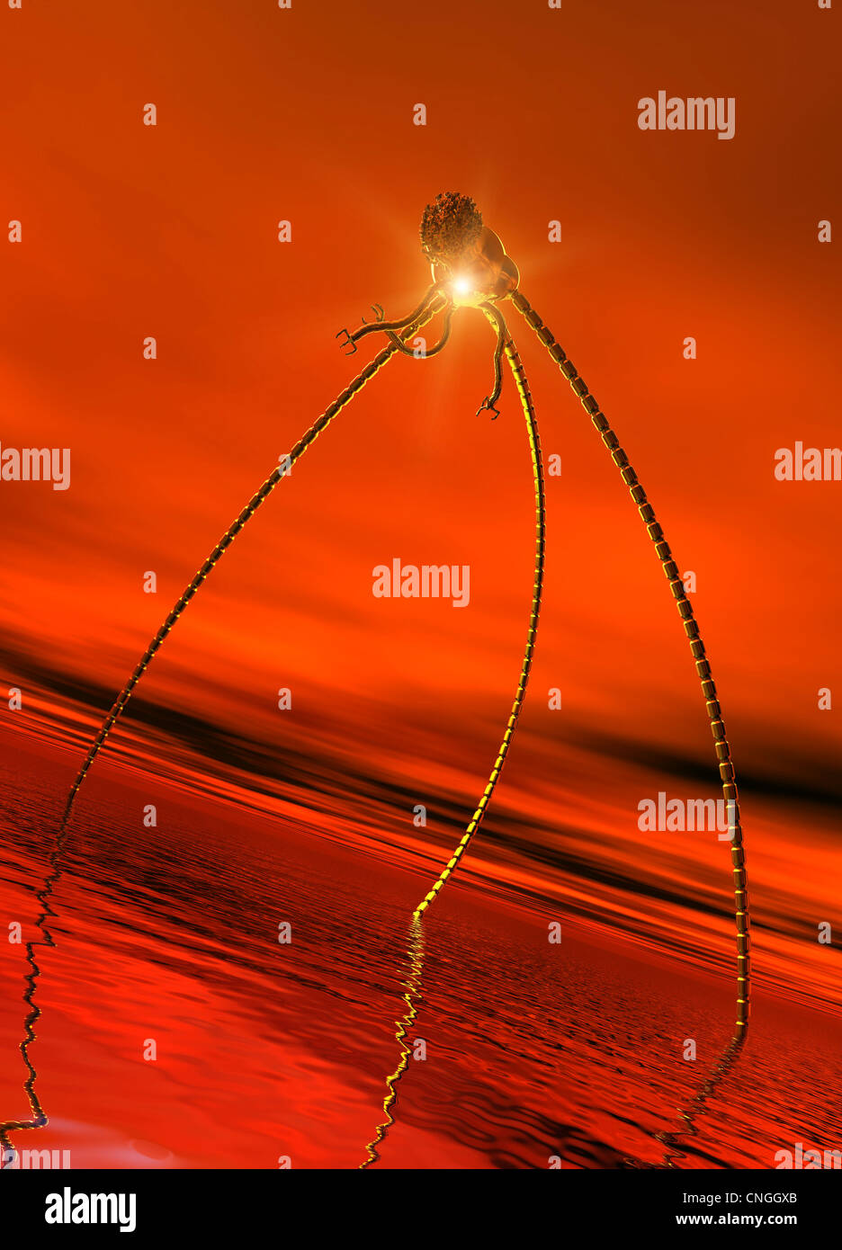 Alien Invasion, conceptual artwork Banque D'Images