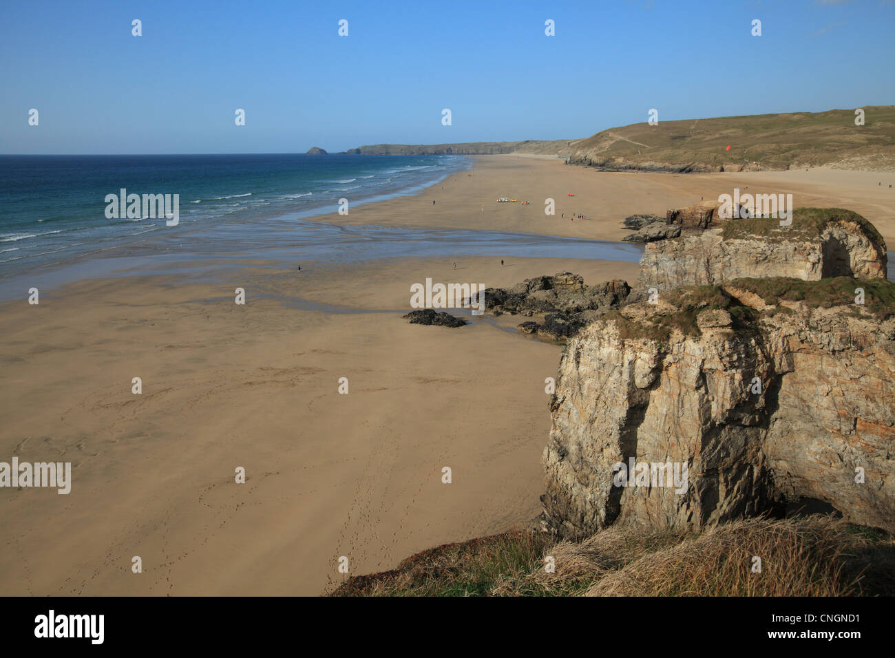 Broad Oak beach, North Cornwall, England, UK Banque D'Images