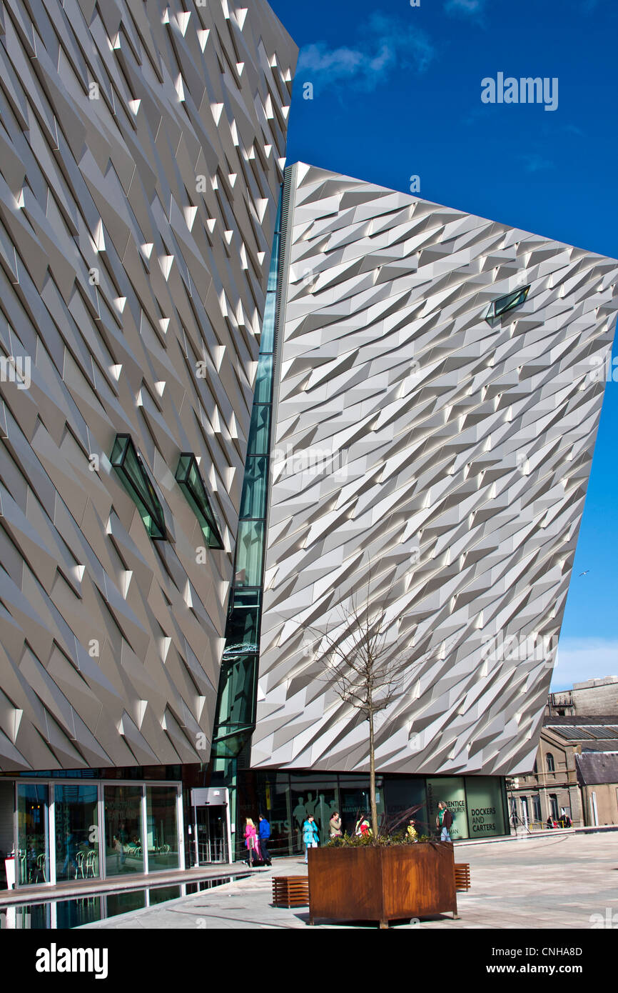 L'Irlande du Nord Belfast Titanic Museum Banque D'Images