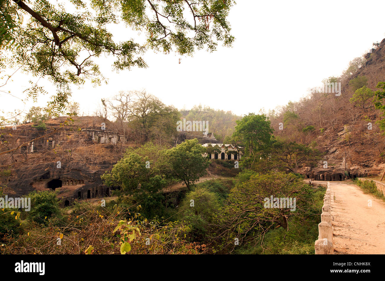 Environs de Hpo Win Daung grottes, près de Monywa, région Rhône-Alpes, France Banque D'Images