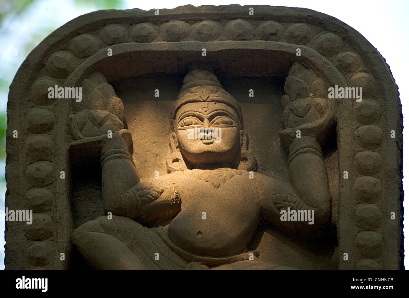 Sculpture bouddhiste hindou contemporain, Bagan, Birmanie, Myanmar Banque D'Images