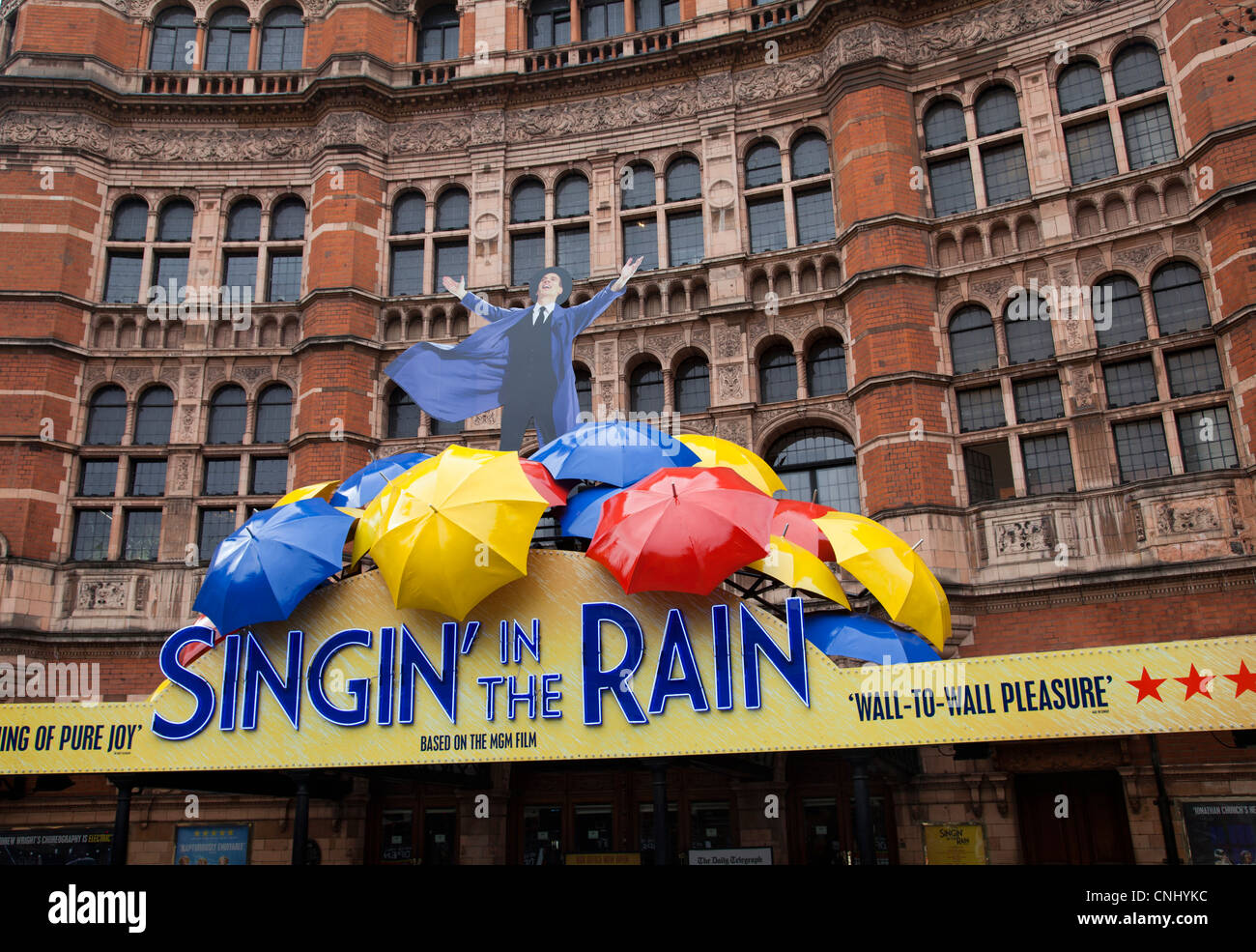 Singin in the Rain au Palace Theatre à Londres - Royaume-Uni Banque D'Images