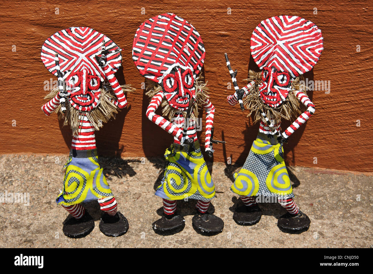 Chiffres à l'esprit de souvenirs africains Lesedi Cultural Village, Broederstroom, Johannesburg, Gauteng, Afrique du Sud Banque D'Images
