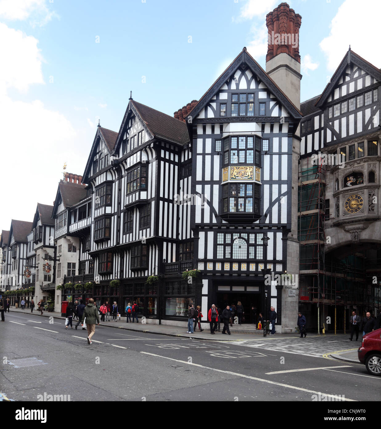 Liberty's Store de Regent Street London Banque D'Images