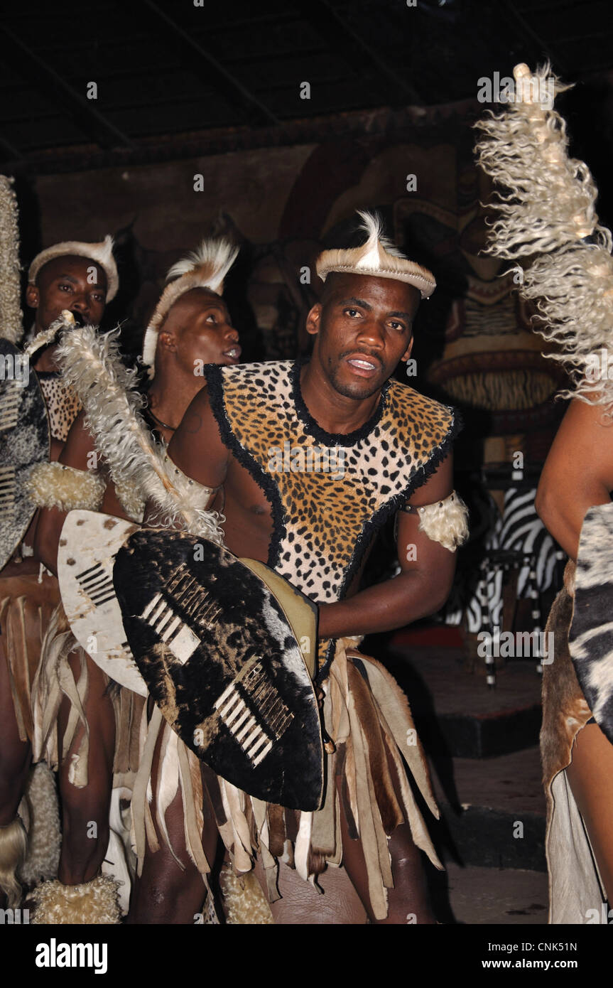 Le théâtre Musi Ndebele, Lesedi Cultural Village africain, Broederstroom, Johannesburg, Gauteng, Afrique du Sud Banque D'Images