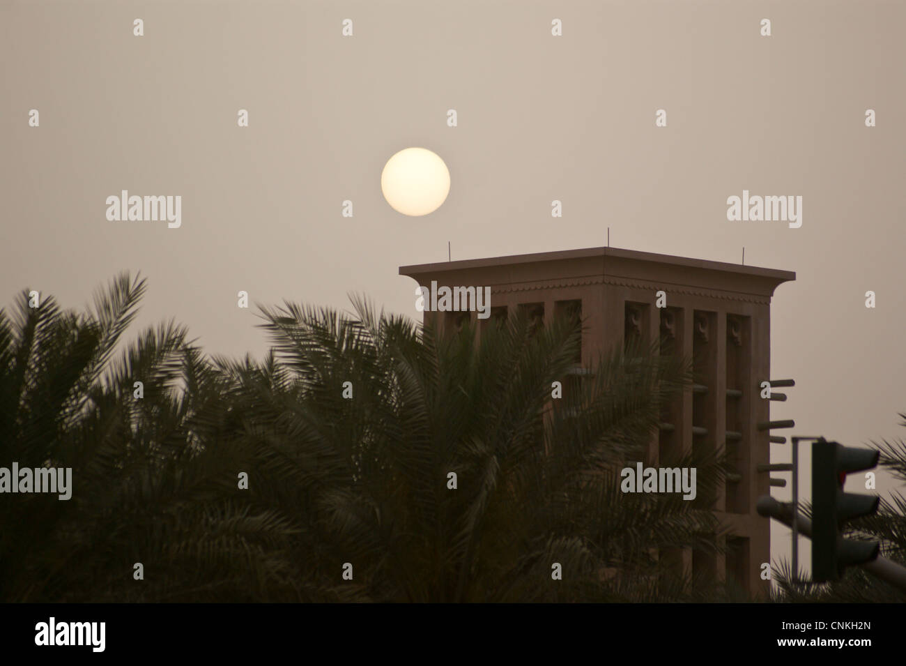 Madinat Jumeirah resort, Dubai, Émirats arabes unis, coucher du soleil Banque D'Images