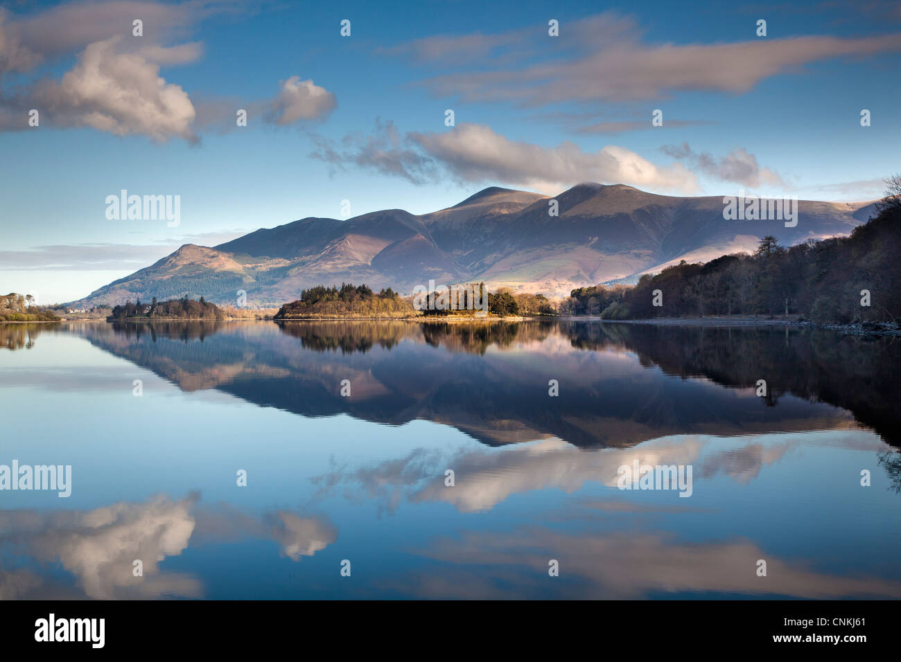 Barrow, baie de Derwentwater, près de Keswick Lake District Banque D'Images