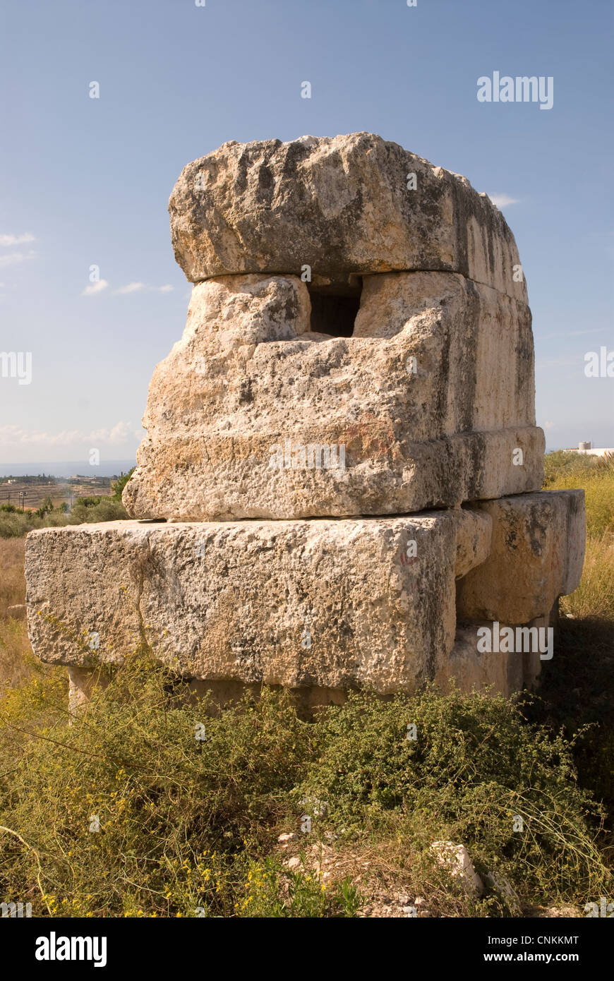 Hiram King's Tomb, le roi phénicien crédité de la construction du temple du  roi Salomon à Jérusalem, sur la route de Qana près de Tyr Photo Stock -  Alamy