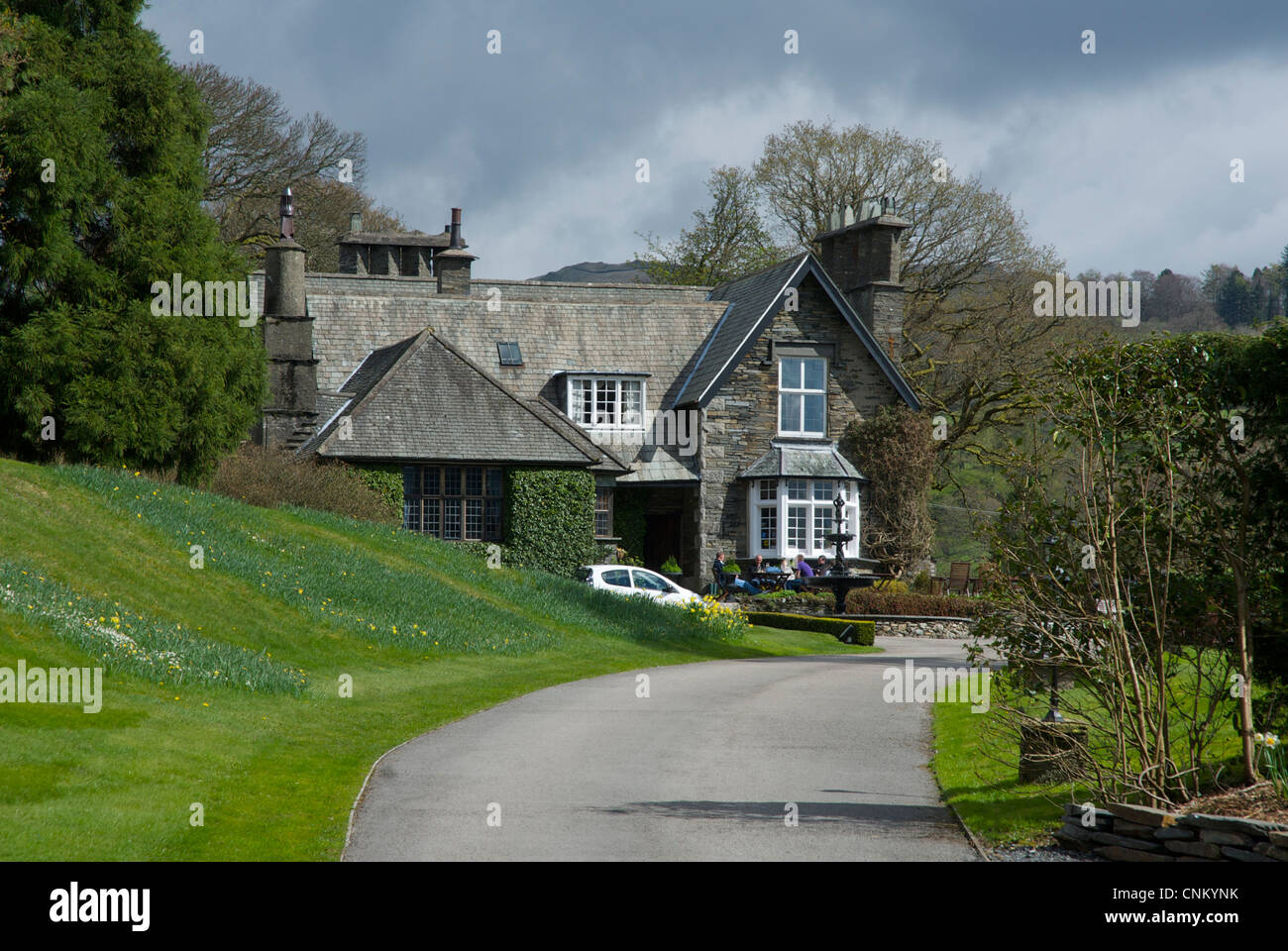 Broadoaks Country House Hotel, dans le village de Troutbeck, Parc National de Lake District, Cumbria, Angleterre, Royaume-Uni Banque D'Images