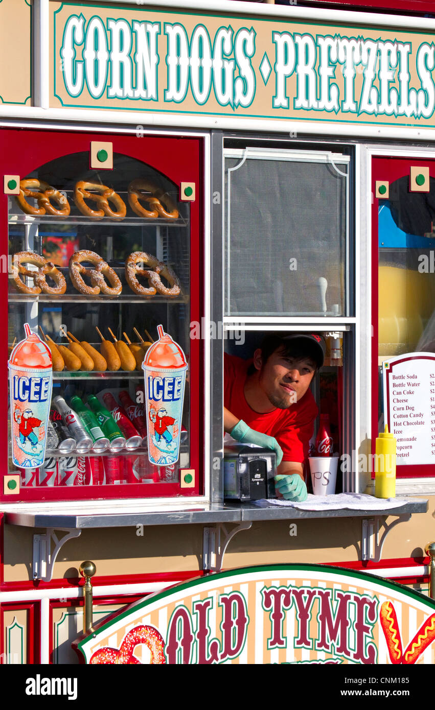 Boutique vendant des collations à Pier 39 à San Francisco, Californie, USA. Banque D'Images