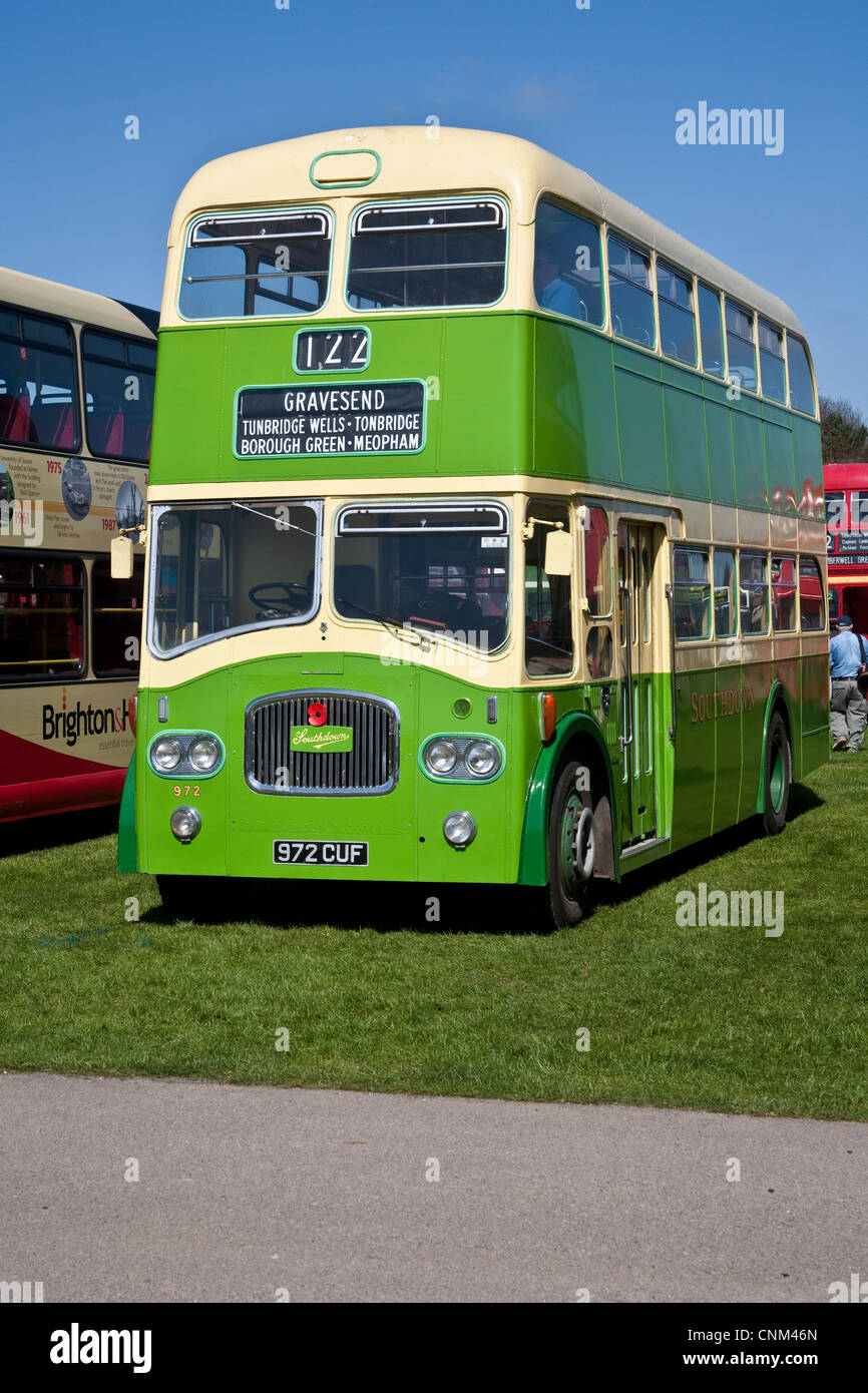 Southdown Leyland PD3 bus Banque D'Images