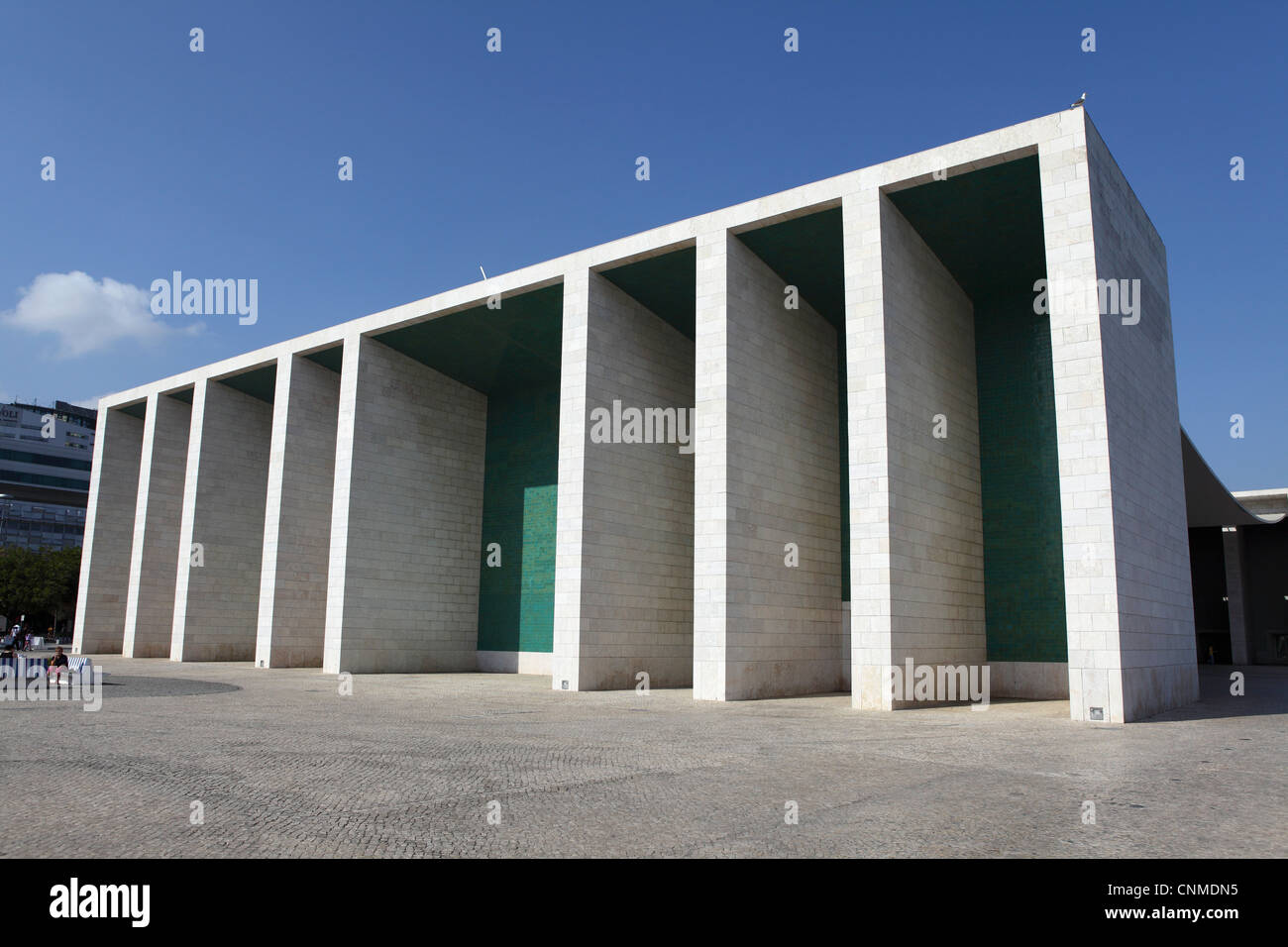 Le pavillon portugais conçu par Alvaro Siza Vieira au Parc des Nations (Parque das Nacoes), à Lisbonne, Portugal, Europe Banque D'Images