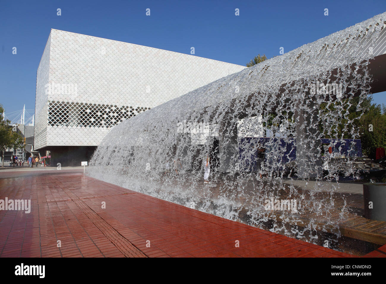 Mur d'eau, Lisbonne, Portugal, Europe Banque D'Images