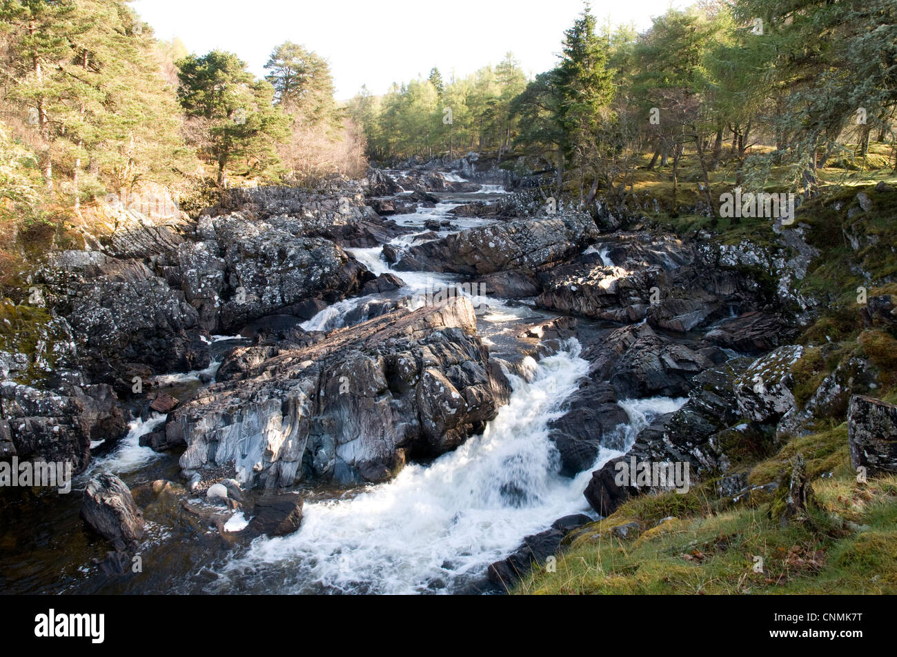 River Cassley, Sutherland, Scotland, UK Banque D'Images