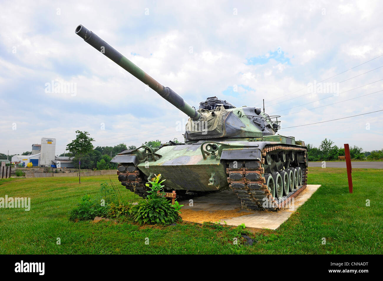M60A3 Tank arme militaire à Nashua Iowa Banque D'Images