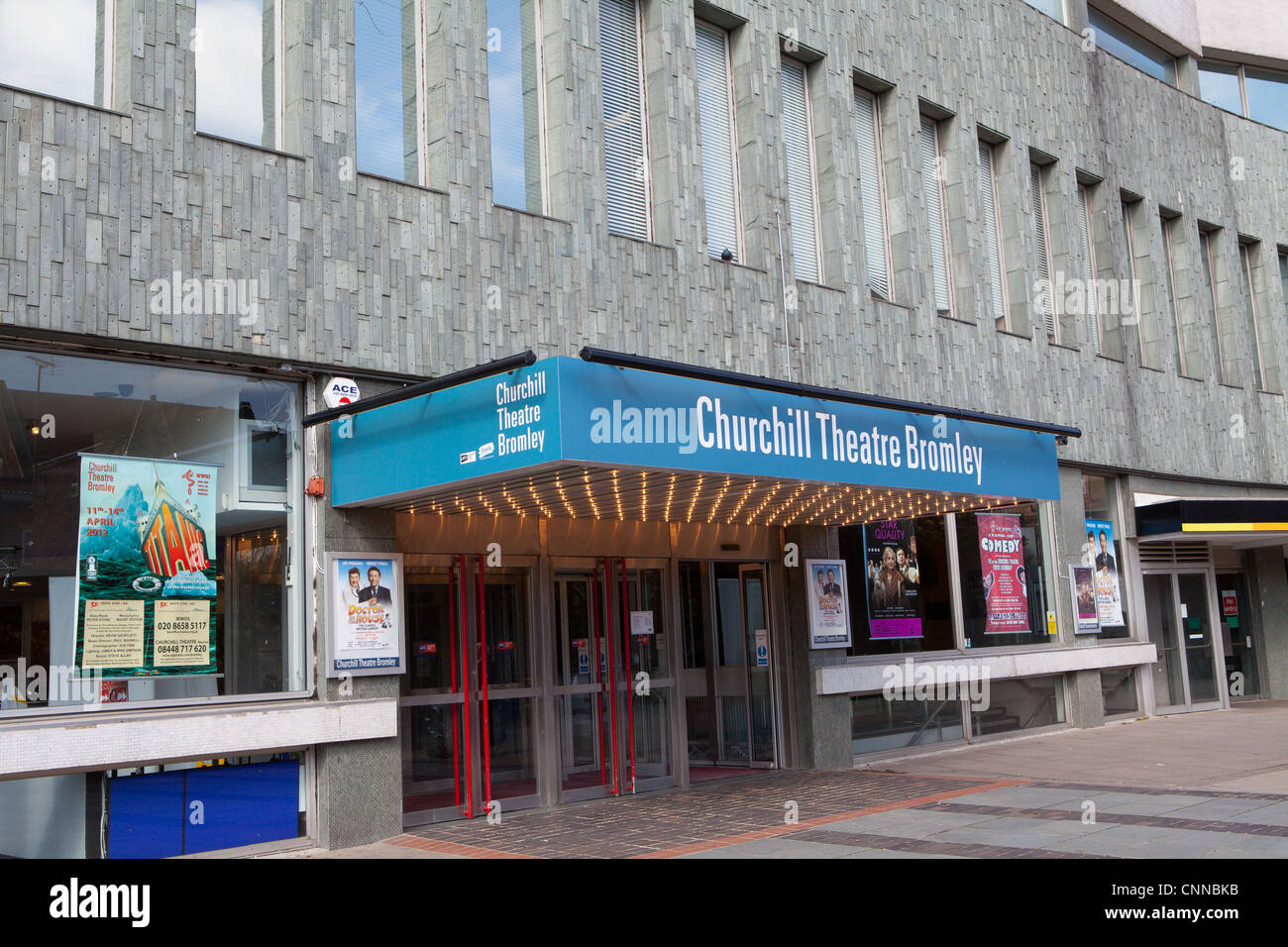 Churchill Theatre Bromley Banque D'Images