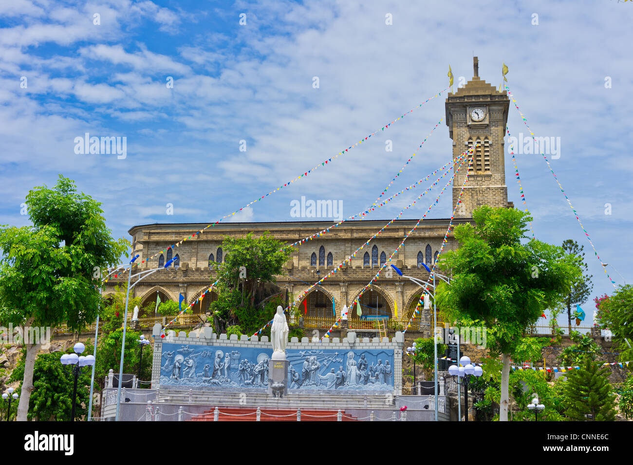Cathédrale du Christ Roi à Nha Trang, Vietnam, Asie du sud-est Banque D'Images