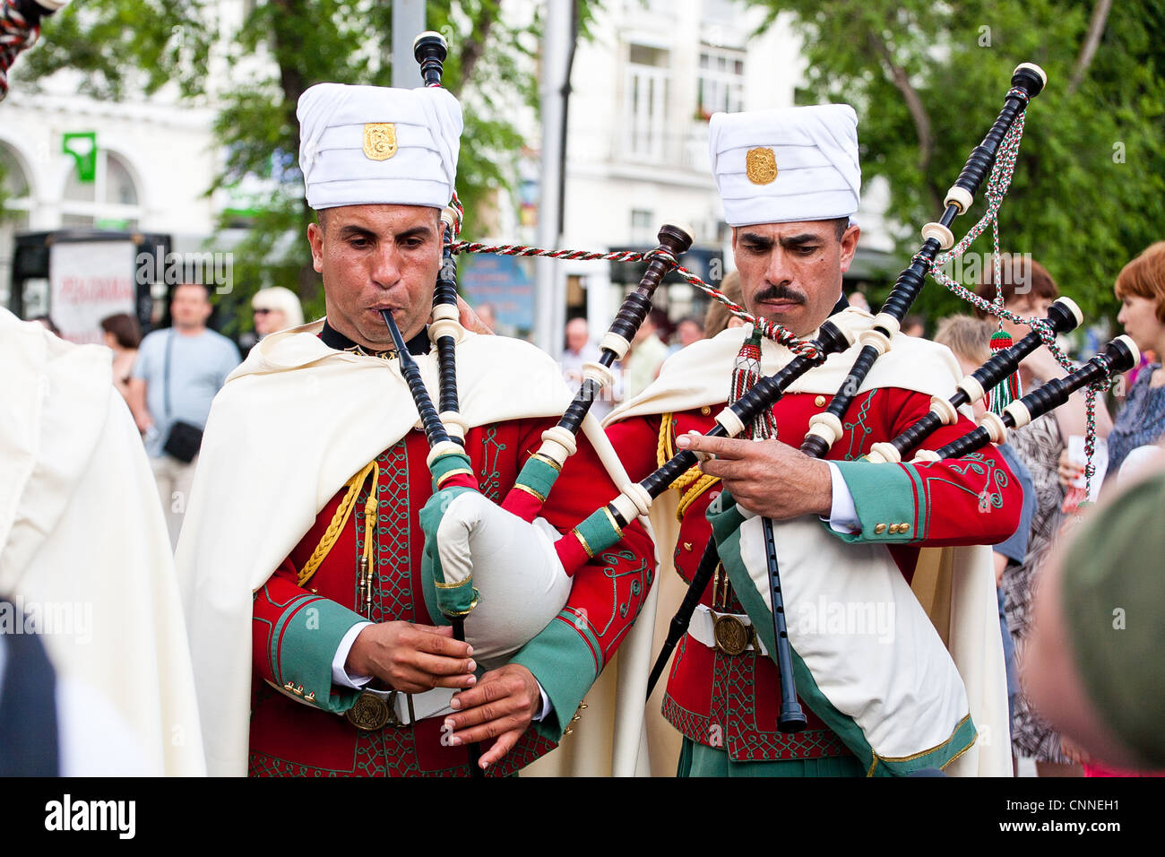 L'Algérie de gaiteiros répéter Banque D'Images L'Algérie de gaiteiros répéter Banque D'Images